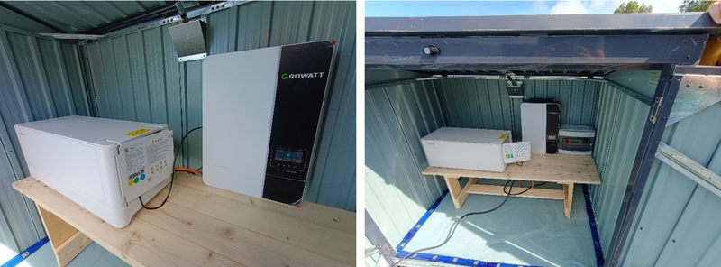 PV system (battery, invertor, electrical panel)