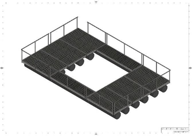 Technical design of the floating research platform